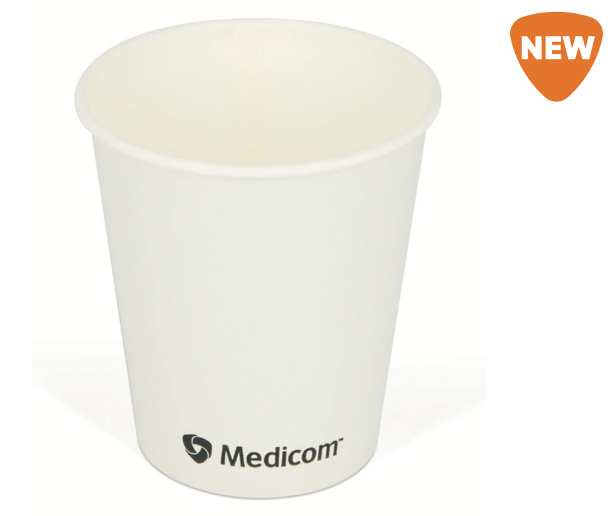 Disposable 7oz paper cups 210ml bulk carton of 1000 dental and medical rinse cups designed to fit universal cup dispensers leak resistant eco friendly
