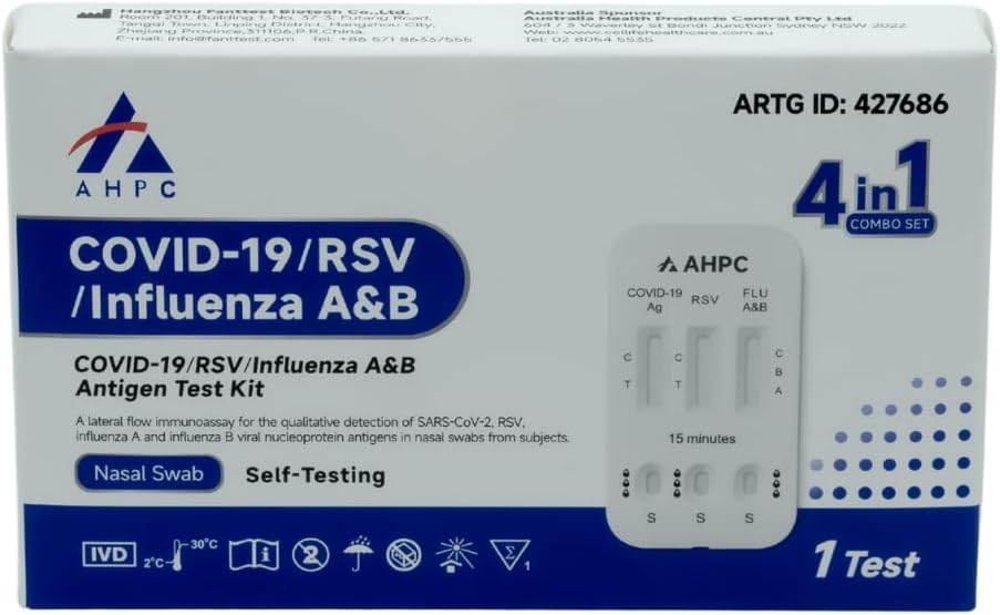 AHPC Covid-19/RSV/Influenza A&B Antigen Test Kit