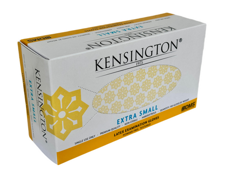 Kensington Extra Small Latex Examination Gloves