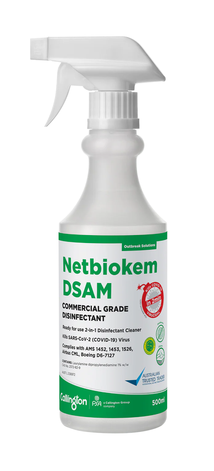 Netbiokem DSAM+ Hospital Grade Disinfectant 500ml