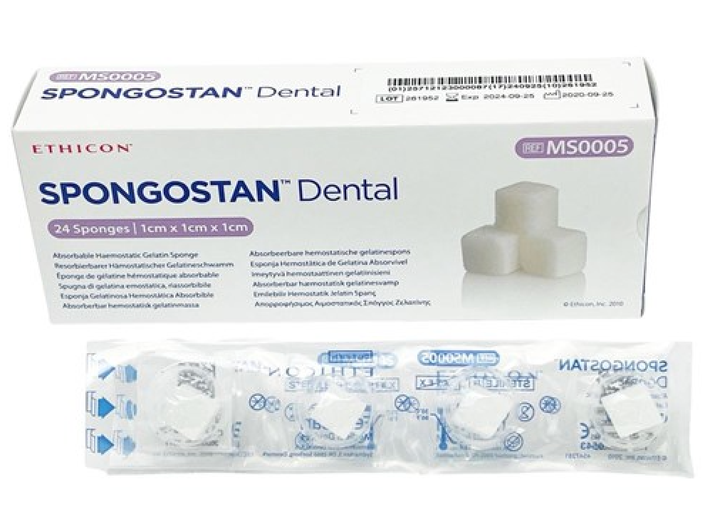 SPONGOSTAN Dental Haemostatic Gelatin Sponge Disposable Medical spongostan-dental-haemostatic-gelatin-sponge-disposable-medical