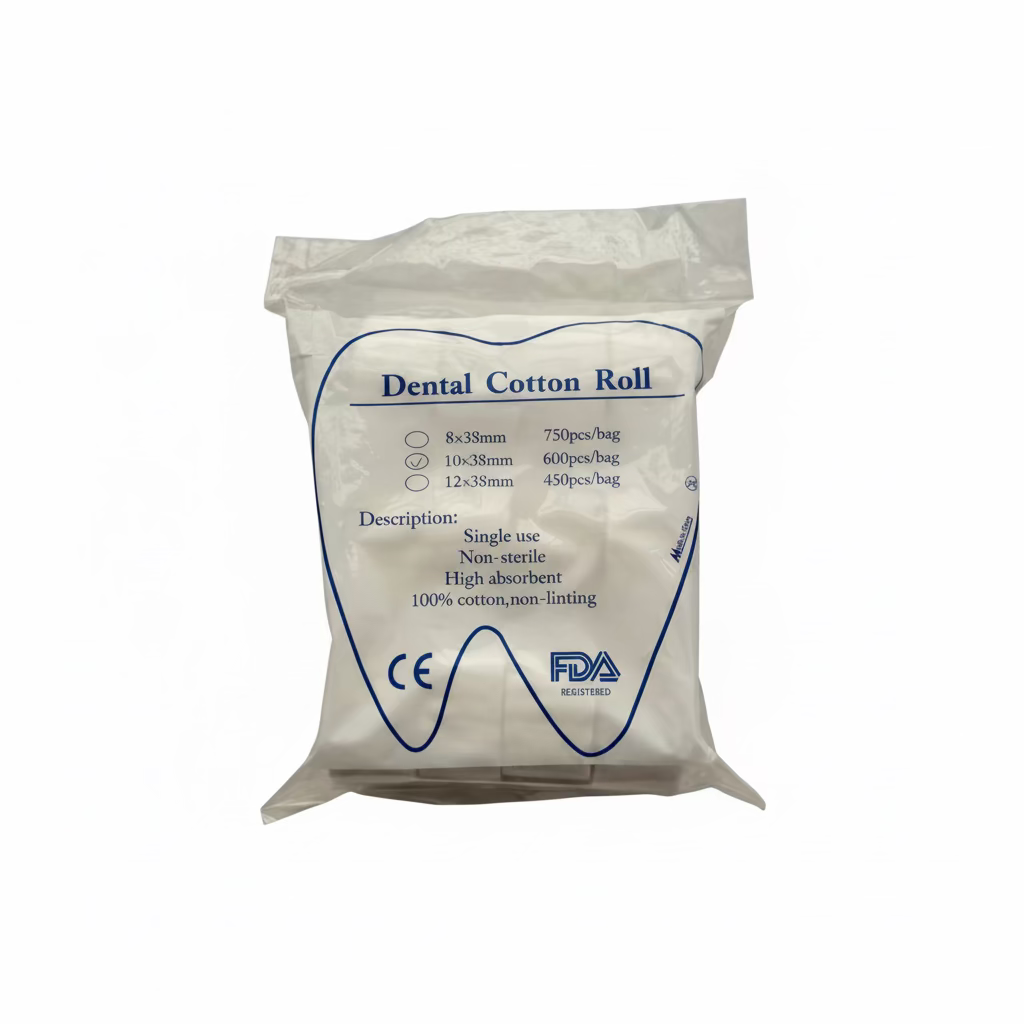 Absorbent Cotton Rolls Dental Medical Oral Care Supplies - Size 2 38x10mm 600 Pack Australia | Hospital Aged Care Veterinary Use