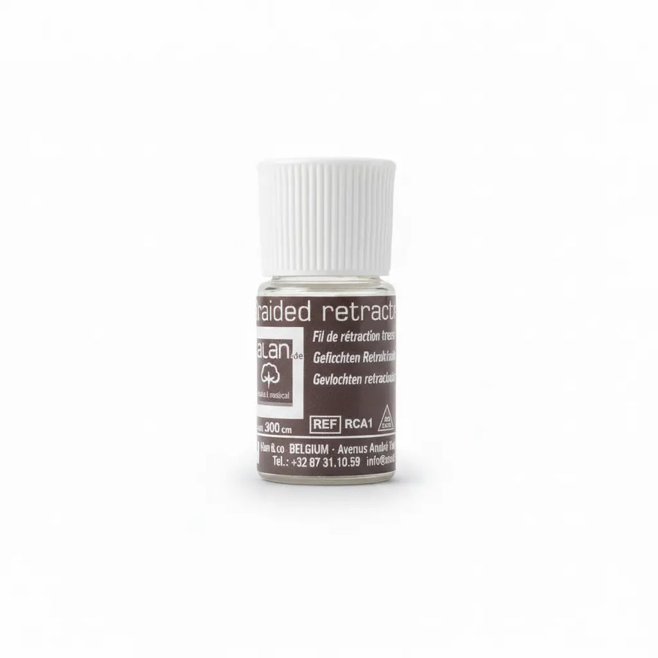 Alan Braided Retraction Cord No 1 Size S close-up showing premium braided texture for precise gingival retraction in dental procedures