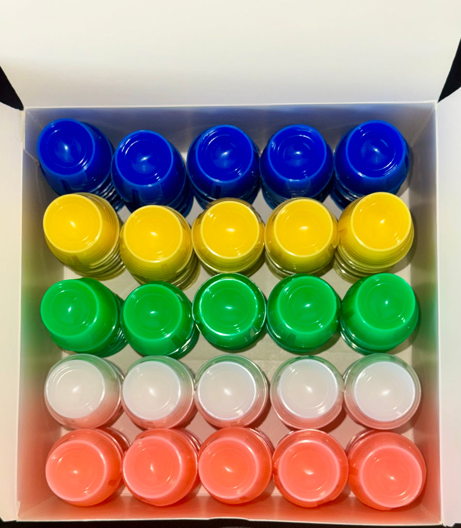 Disposable Plastic Dappen Dishes for Dental and Medical Use – 250pcs Box, Assorted Colours
