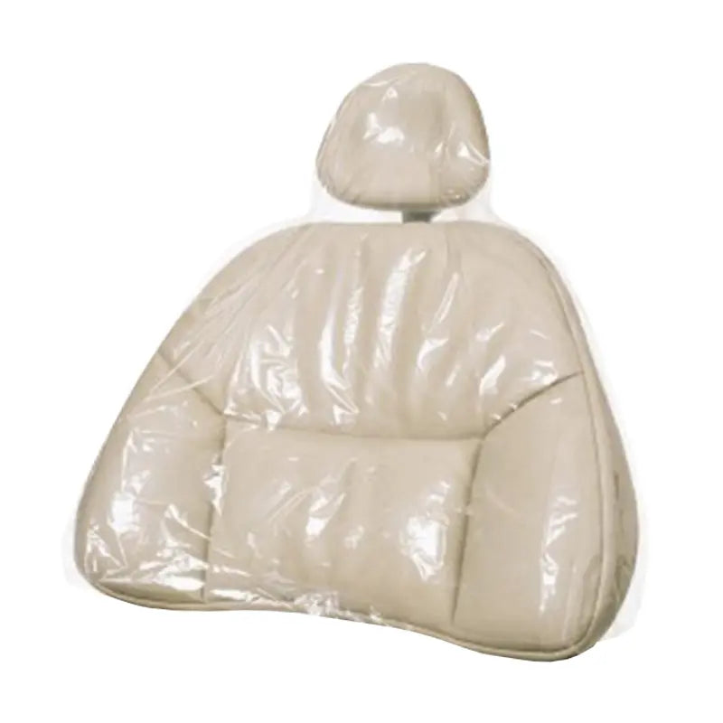 Disposable dental chair sleeve covering headrest and chair for infection control in clinic