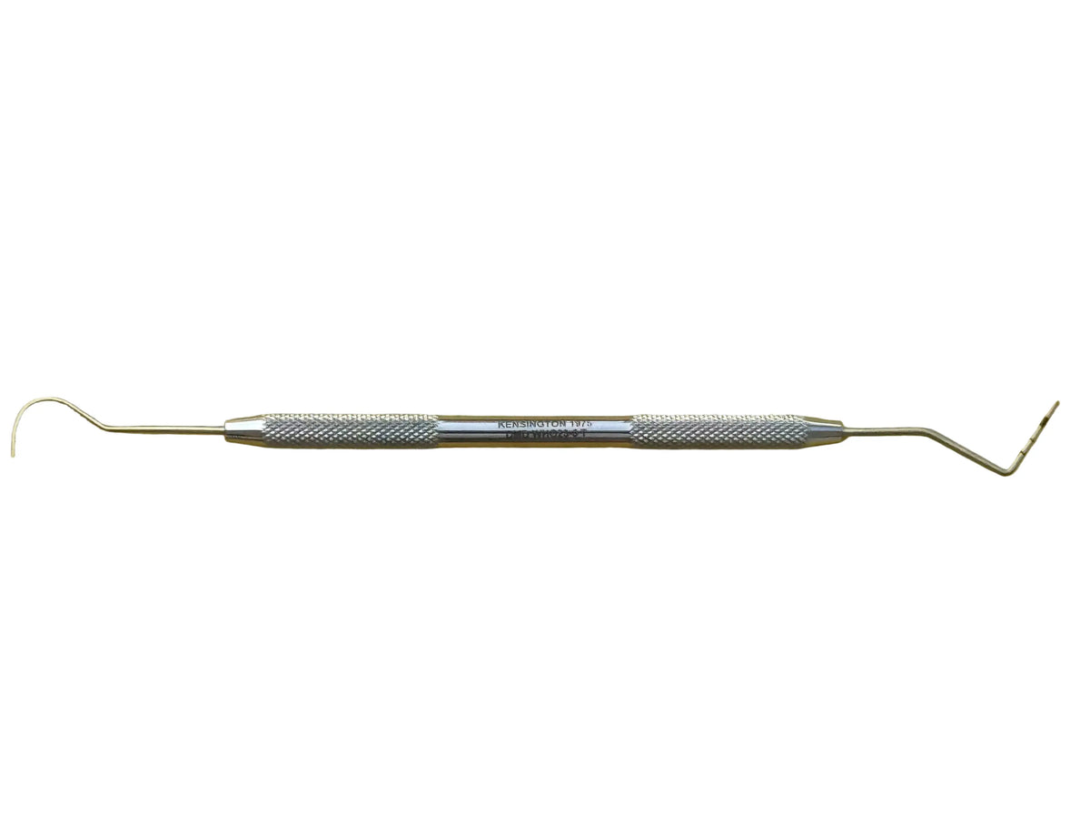 Stainless steel Williams periodontal probe Explorer 23 handle with textured grip for precise dental instrumentation