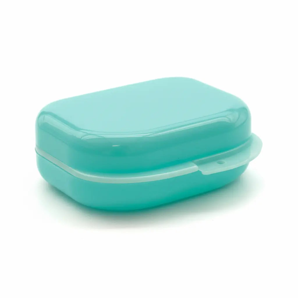 Close-up of Kensington 1975 dental retainer box