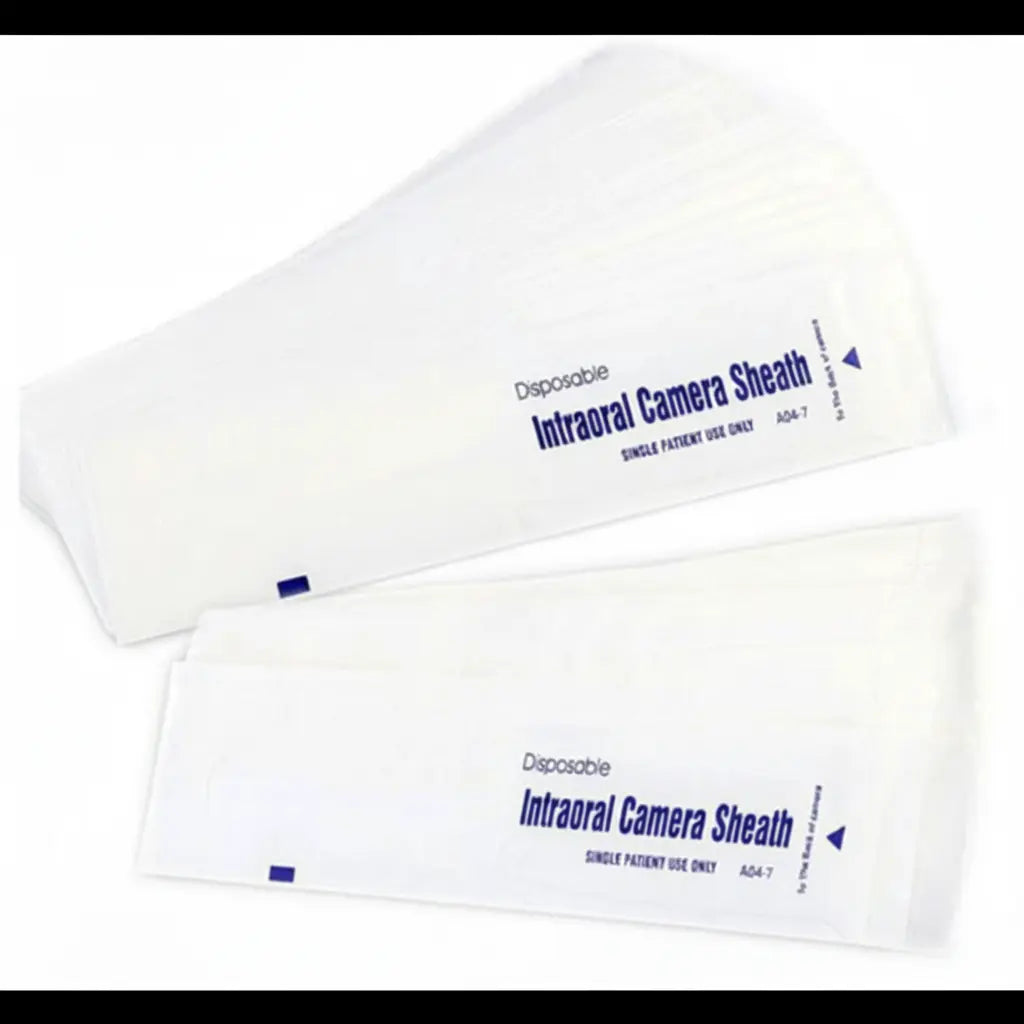 Disposable intraoral camera sleeves and sheaths, 100 pack, 5 cm x 24.9 cm