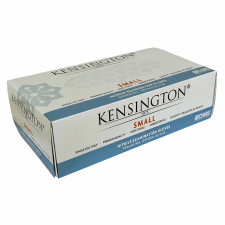 Kensington 1975® nitrile examination gloves ARTG listed medical compliant powder-free latex-free Australia