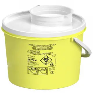 Mun PBS ECO 5L dental sharps container for needle disposal in dental clinics