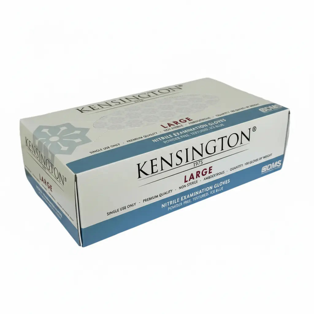 Bulk stock of Kensington 1975® nitrile examination gloves available in Perth Western Australia for fast dispatch