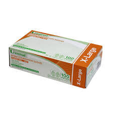 Nitrile disposable gloves with textured fingertips and flexible comfort fit for precision work