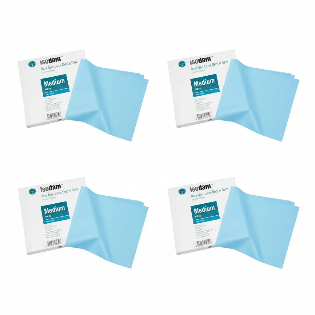 Ongard ISODAM dental dam bulk pack 80 sheets for clinical use medium latex free