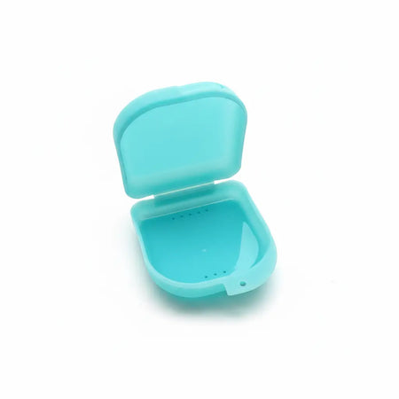 Open Kensington 1975 dental retainer box showing interior