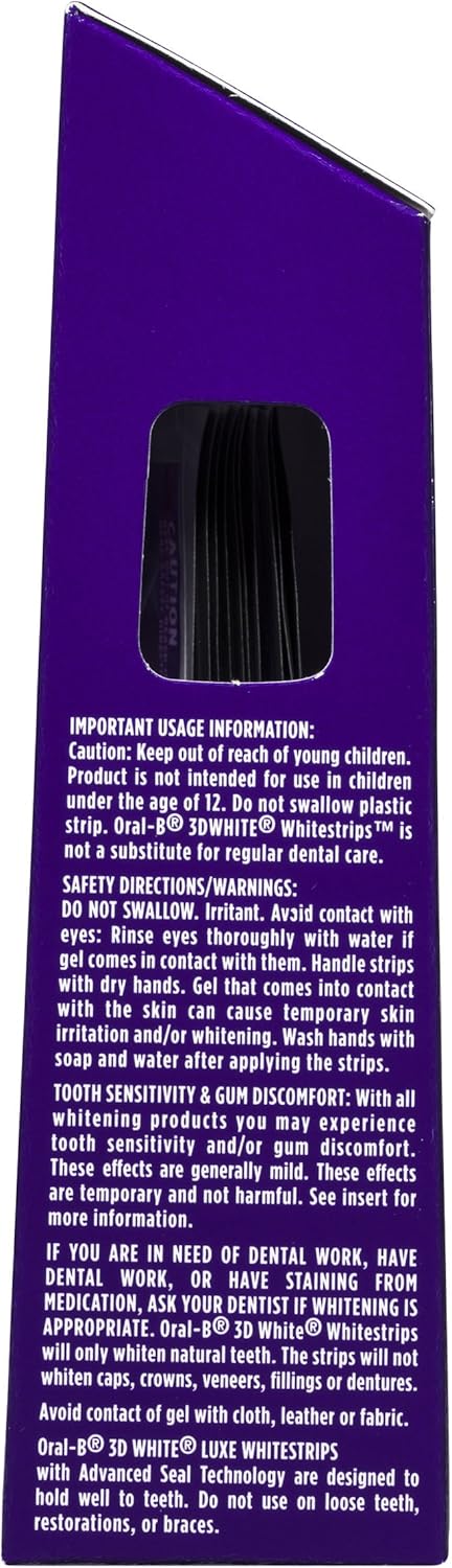 Confident smile after using Oral-B Luxe Advanced Seal Whitening Strips – Bright white teeth for daily life