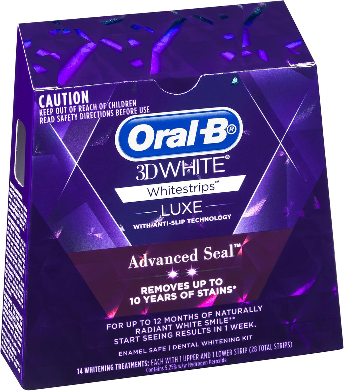 Using Oral-B Luxe Advanced Seal Whitening Strips as part of a morning oral care routine – Easy, professional at-home teeth whitening