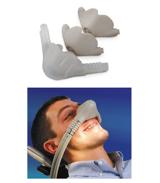 Porter Double Mask Autoclavable Nasal Hood Kit with 3 Inner Liners