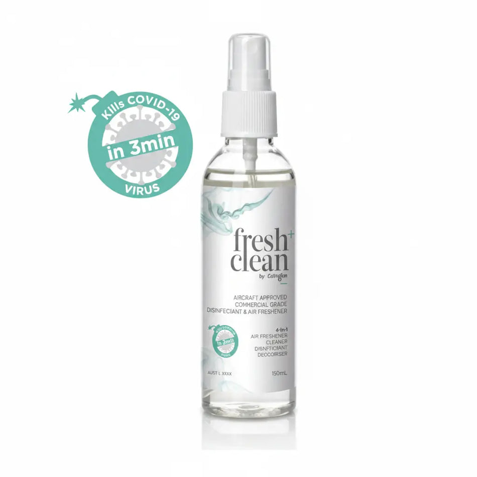TGA listed aircraft grade disinfectant spray 150ml kills COVID-19 virus and bacteria on surfaces