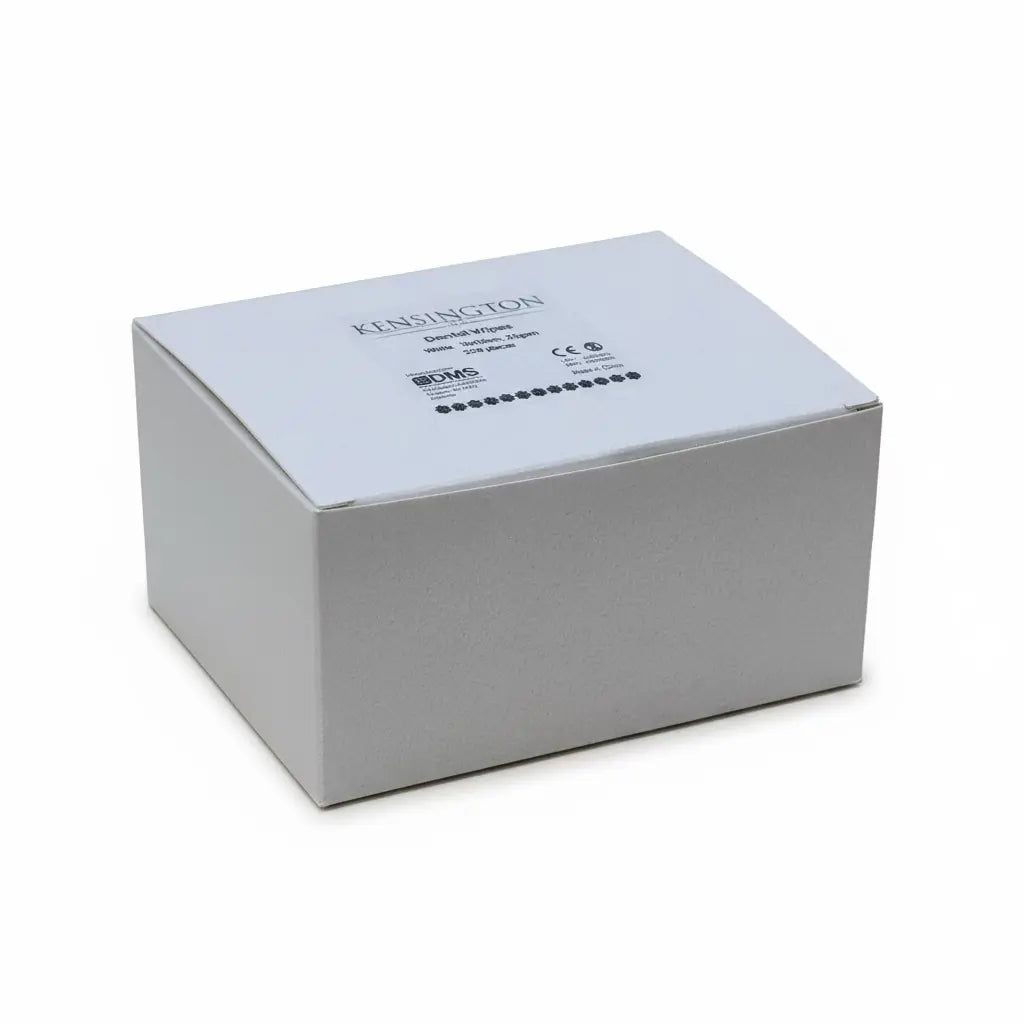 Tru-Wipes packaging box for dental and medical wipes – premium quality, Australian shipping available.