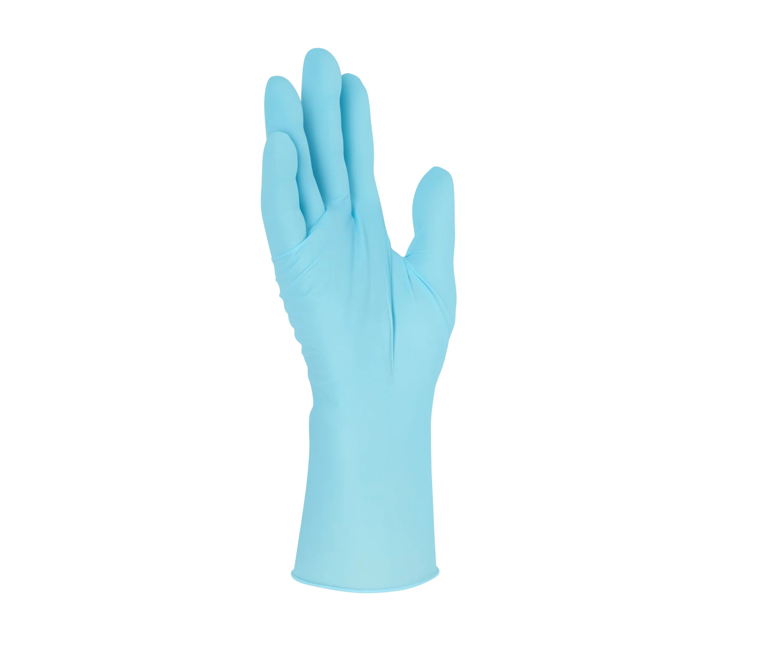 Ultra thin powder free nitrile gloves offering high tactile sensitivity for precise medical and dental tasks