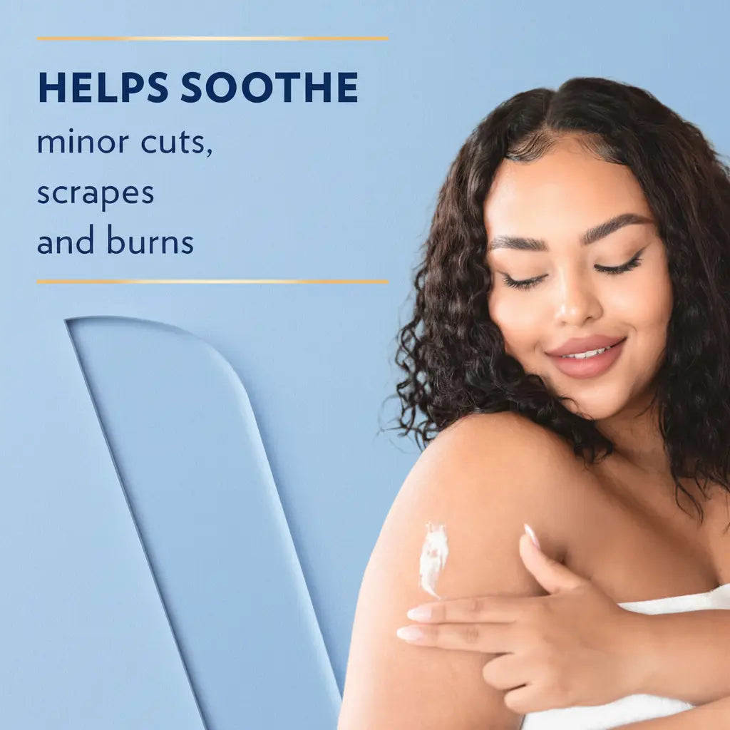 Vaseline Petroleum Jelly 100g helps soothe minor cuts, scrapes and burns while protecting dry skin with pure petrolatum