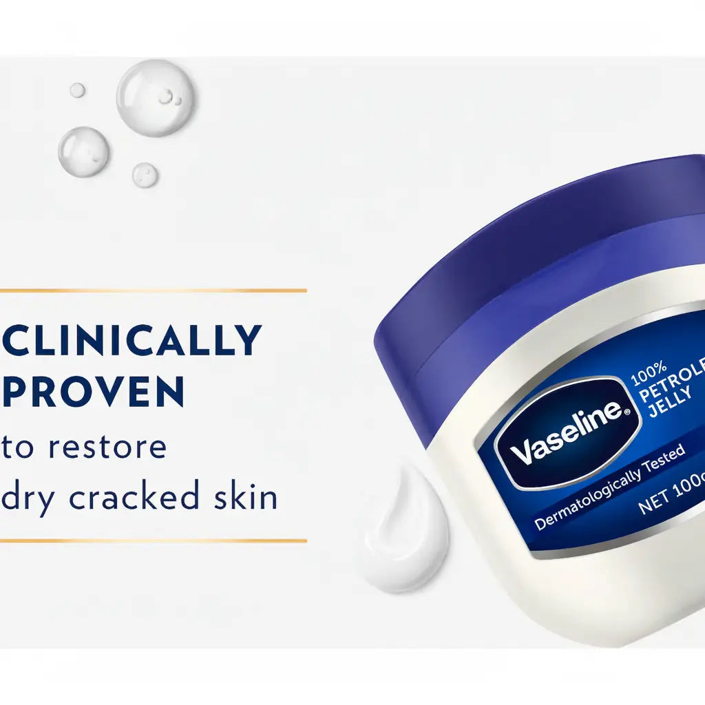 Vaseline Petroleum Jelly clinical convenience supply for dental clinics medical facilities and patient care