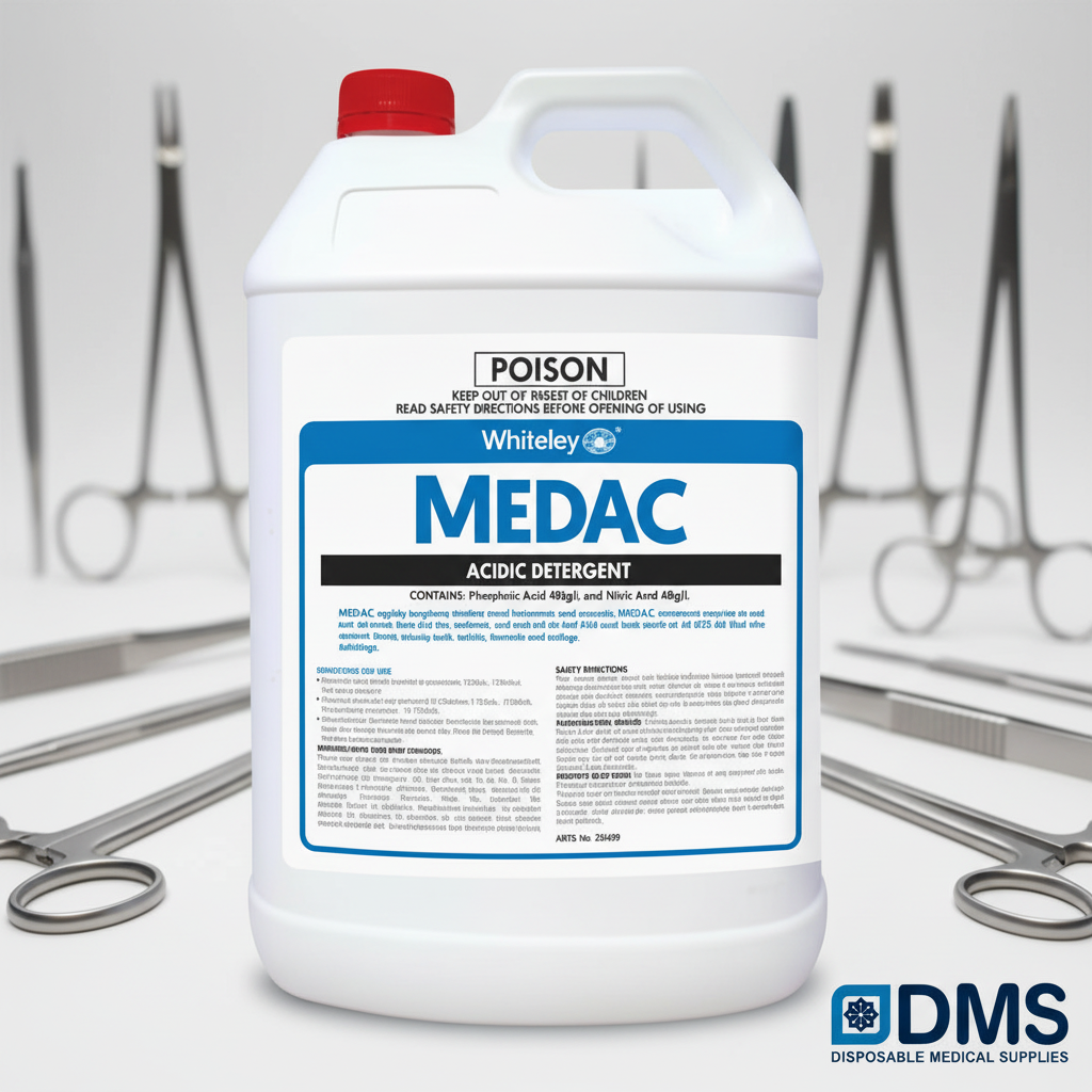 Whiteley Medac 5L acidic detergent stainless steel descaler