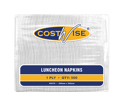 Napkin - 1ply Luncheon White Ctn 3000pcs