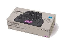 Nitrile Gloves Powder Free Black