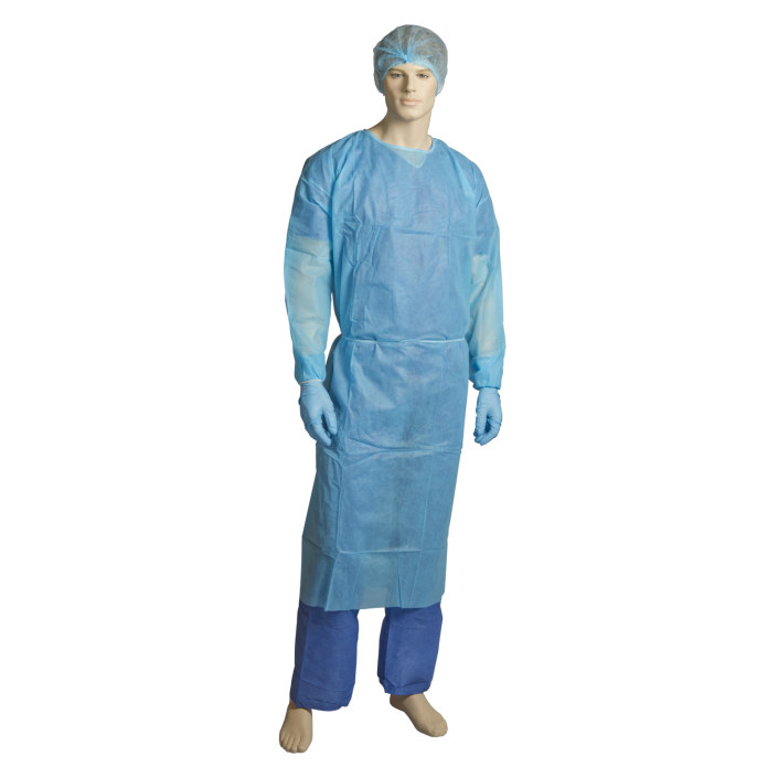 Gowns - Clinical Fluid Resistant Blue 100pcs