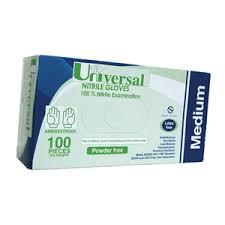 Nitrile disposable gloves with textured fingertips and flexible comfort fit for precision work